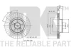 Диск гальмівний невентильований NK 314412 (фото 3)