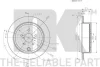 Диск гальмівний невентильований NK 314418 (фото 3)