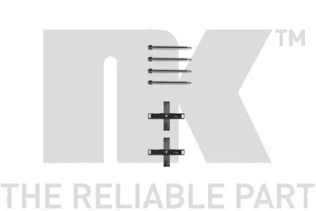 Комплект приладдя накладка дискового гальма NK 7936271