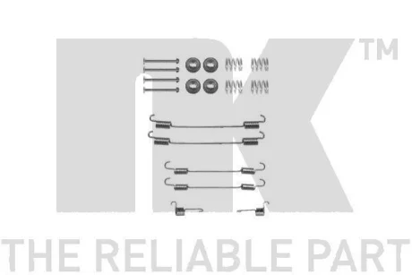 Комплект монтажний гальмівних колодок NK 7937750