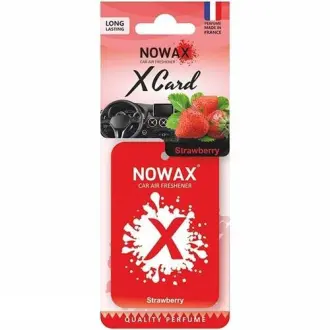 Автомобильный ароматизатор воздуха серия " X CARD" - Strawbarry NOWAX NX07538