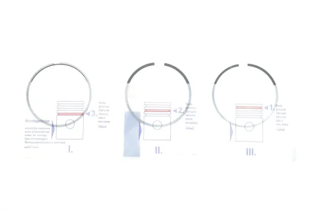 Кільця поршневі BMW 3 (E90)/5(E60/F10) 2.0d (N47 D20) 04-10 (84.00mm/STD) (1.75-1.75-2) NPR 120 007 0049 00