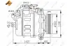 Компресор кондиціонера BMW 5 (E60/E61)/7 (E65/E66/E67) 2.0-3.0D 01-10 NRF 32433 (фото 5)