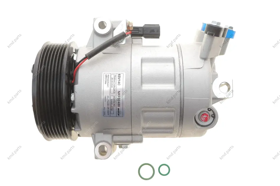 Компресор кондиціонера Nissan Qashqai/X-trail 1.6D/2.0D 07-13 (7PK/d=115mm) NRF 32488 (фото 1)