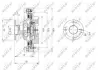 Муфта вентилятора Nissan NP300 Navara/Pathfinder 2.3/2.5dCi 05- NRF 49585 (фото 2)