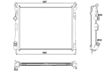 Радіатор охолодження NRF 53032