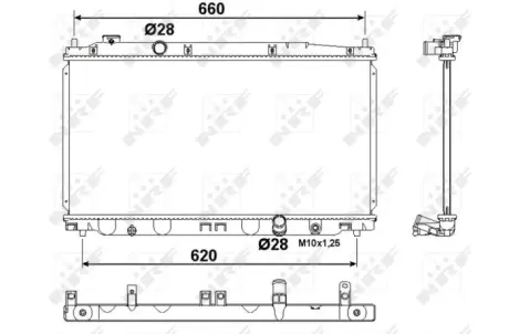 Радіатор охолодження NRF 53194
