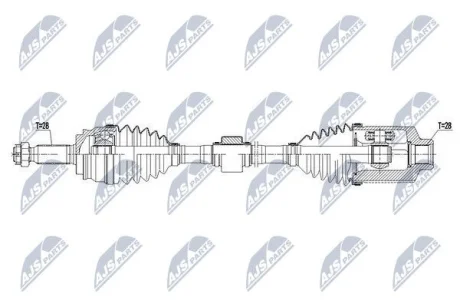 ПІВВІСЬ ПРИВІДНА NTY NPWCH058