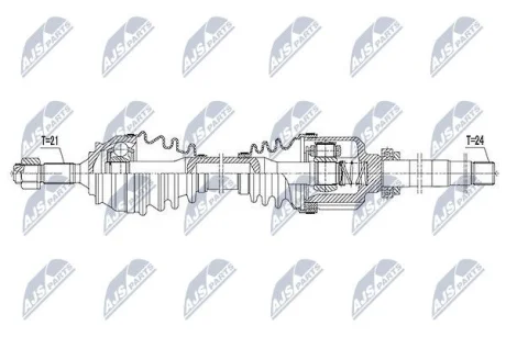Напіввісь NTY NPWCT057