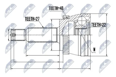 Шрус NTY NPZKA353