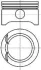 Поршень з кільцями OPEL 73,00 1,0 12V X10XE/Z10XE (вир-во Nural) NURAL 87-102707-00 (фото 1)
