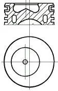Поршень з кільцями FORD 83,00 1,8 TDCi 99- NURAL 87-107007-10