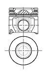 Поршень з кільцями FORD Transit 90.40 2.4TDCI PHFA/PHFC TRAPEZ 06-14 NURAL 87-148107-40