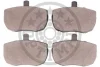 Гальмівні колодки дискові Optimal BP-06550 (фото 2)