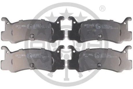 Гальмівні колодки дискові Optimal BP-09438