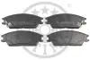 Гальмівні колодки дискові Optimal BP-09680 (фото 1)