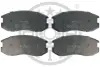 Гальмівні колодки дискові Optimal BP-09714 (фото 1)