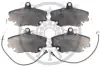 Гальмівні колодки дискові Optimal BP-09870 (фото 1)