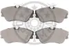 Гальмівні колодки дискові Optimal BP-09929 (фото 2)