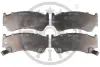 Гальмівні колодки дискові Optimal BP-10076 (фото 1)