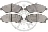 Гальмівні колодки дискові Optimal BP-12126 (фото 2)