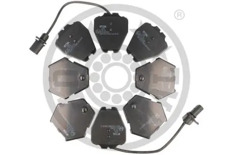 Гальмівні колодки дискові Optimal BP-12158