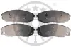 Гальмівні колодки дискові Optimal BP-12184 (фото 1)