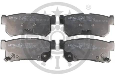 Гальмівні колодки дискові Optimal BP-12209
