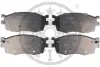 Гальмівні колодки дискові Optimal BP-12280 (фото 1)