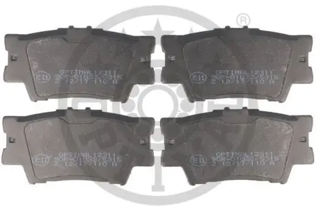 Гальмівні колодки дискові Optimal BP-12311