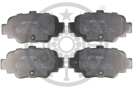 Гальмівні колодки дискові OPTIMAL Optimal BP-12330