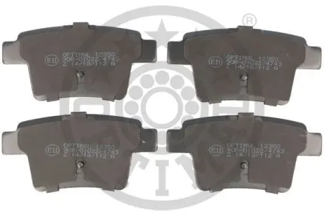 Гальмівні колодки дискові Optimal BP-12350