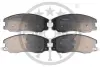 Гальмівні колодки дискові Optimal BP-12362 (фото 1)