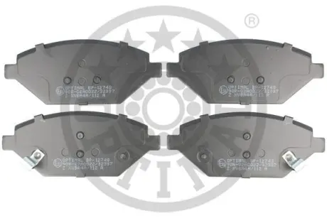 Гальмівні колодки дискові Optimal BP-12478