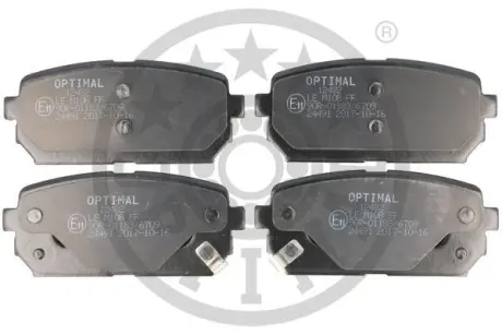 Гальмівні колодки дискові Optimal BP-12482