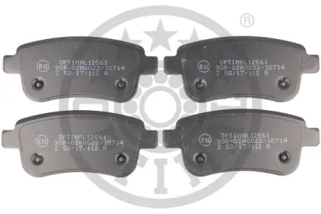 Гальмівні колодки дискові Optimal BP-12561