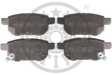 Гальмівні колодки дискові Optimal BP-12587