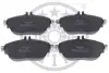 Гальмівні колодки дискові Optimal BP-12609 (фото 1)
