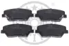 Гальмівні колодки дискові Optimal BP-12624 (фото 1)