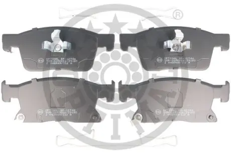 Гальмівні колодки дискові Optimal BP-12746