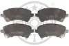 Гальмівні колодки дискові Optimal BP-82212 (фото 1)