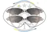 Гальмівні колодки дискові Optimal BP-82804 (фото 1)