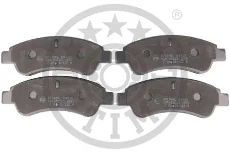Гальмівні колодки дискові Optimal BP-84010