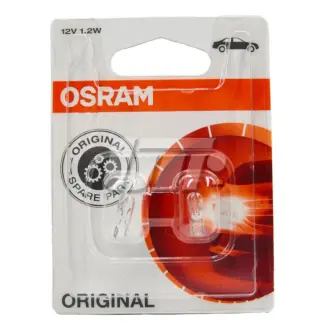 ЛАМПА 12V 1,20 W W2x4.6d BLI STANDARD ="" OSRAM 2721-02b