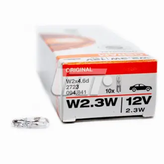 ЛАМПА W2,3W 12V 2,30 W W2x4.6d FS STANDARD ="" OSRAM 2723