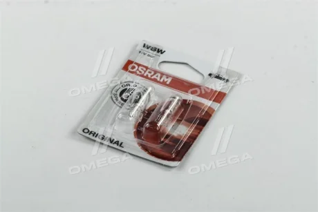 ЛАМПА W5W 12V 5,20 W W2.1x9.5d BLI STANDARD - заміна на 2825-2BL ="" OSRAM 2825-02b