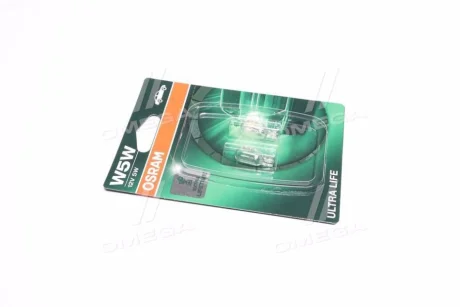 Лампа W5W 12V W2,1X9,5D10XBLI2LF ULTRALIFE OSRAM 2825ULT02B