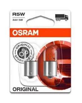 ЛАМПА R5W 24V 5W BA15s BLI STANDARD - знято з виробництва ="" OSRAM 5627-02b