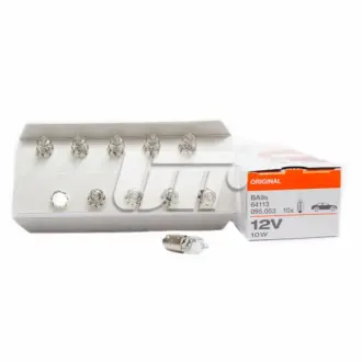 ЛАМПА 12V 10W BA9s FS STANDARD ="" OSRAM 64113