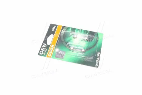ЛАМПА 5W 12V SV8,5-810XBLI2LF ULTRALIFE - знято з виробництва ="" OSRAM 6418ULT-02b